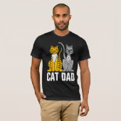 CAT DAD T-SHIRTS (Voorkant volledig)