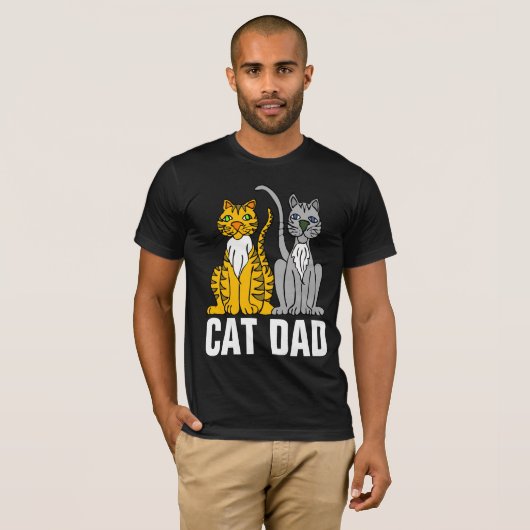 CAT DAD T-SHIRTS (Voorkant volledig)