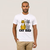 CAT DAD, T-shirts hommes (Devant entier)