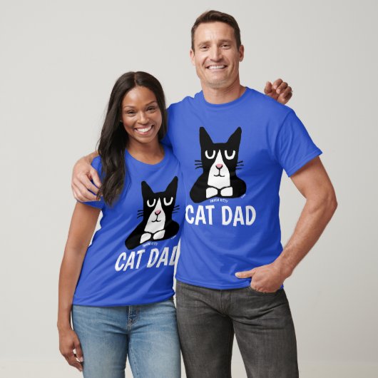 CAT DAD, T-shirts Panda Kitty, Tuxedo (Unisexe)