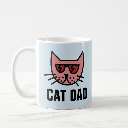 CAT DAD Tasses à café (Gauche)