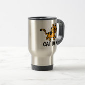 CAT DAD TRAVEL MUG REISBEKER (Voorkant rechts)