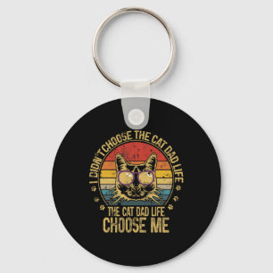 Cat Dad Voor Mannen Funny Cat Dad Vaderdag Sleutelhanger