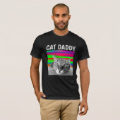 CAT DADDY DAD MANNEN T-shirt (Voorkant volledig)