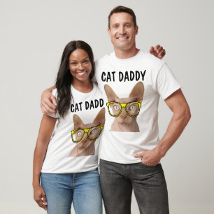 CAT DADDY DAD SPHYNX t-shirts drôles