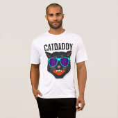 CAT DADDY DAD t-shirts (Voorkant volledig)