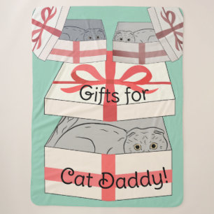 Cat Daddy Gifts Sherpa Deken