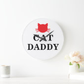 Cat Daddy Horloge (Maison)