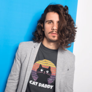 CAT DADDY  RETRO STIJL T-shirts