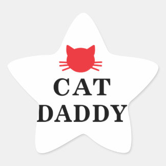 Cat Daddy Star Stickers