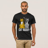 CAT DADDY T-shirts NOIRS Tee - shirt (Devant entier)