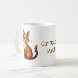 Cat Dads Rule mok - een perfecte Vaderdag cadeau K