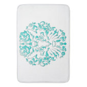Cat Damask Bath Mat (Voorkant Verticaal)