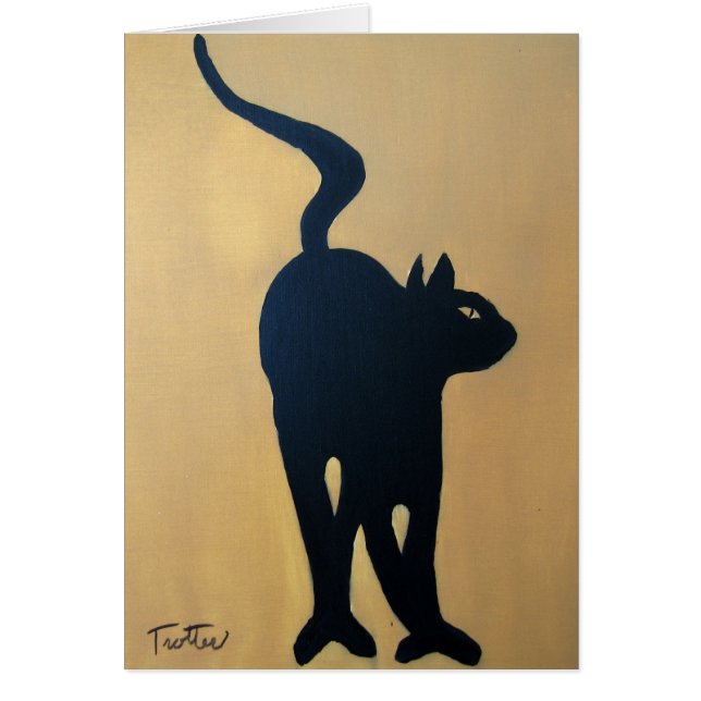 CAT DANCE CARD (Voorkant)