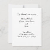 Cat Dans La Fenêtre Nouvelle Adresse Carte Note Pl (Dos)