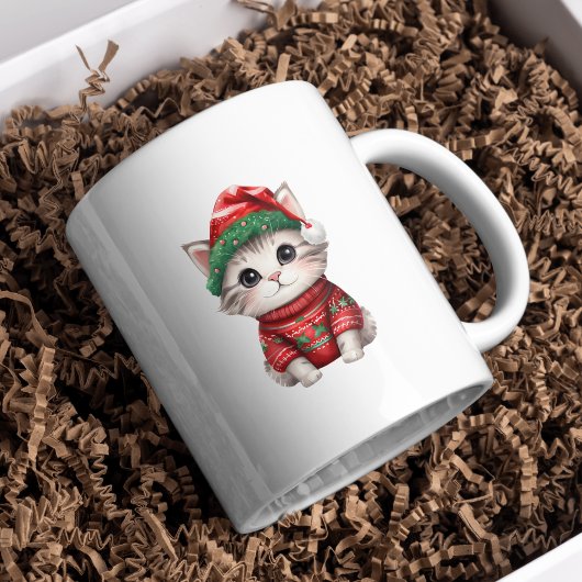 Cat de Noël Cutie Mug