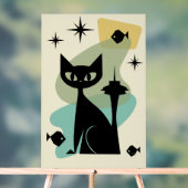 Cat de Seattle moderne du milieu du siècle (Neutre)