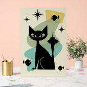 Cat de Seattle moderne du milieu du siècle (Mariage)