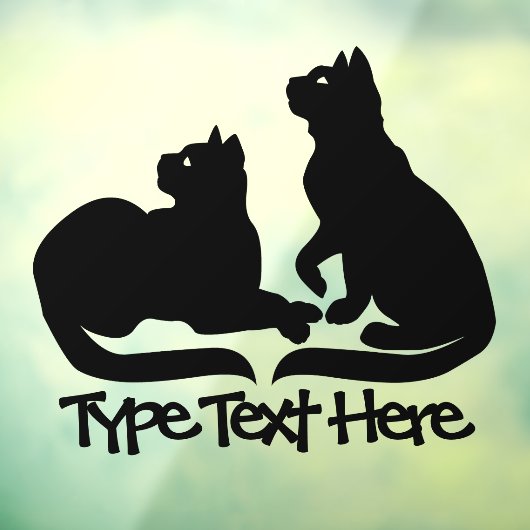 Cat Decal Personnaliser les décalques de fenêtre A (Feuille 3)