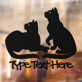 Cat Decal Personnaliser les décalques de fenêtre A (Feuille 2)