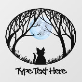 Cat Decal Personnaliser les décalques de fenêtre A (Feuille)