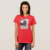 Cat decision T shirt. T-shirt (Voorkant volledig)