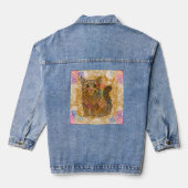 Cat denim jas jacket (Achterkant)