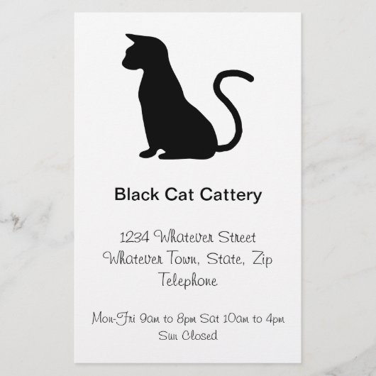 Cat Design Cattery Flyer (Voorkant)