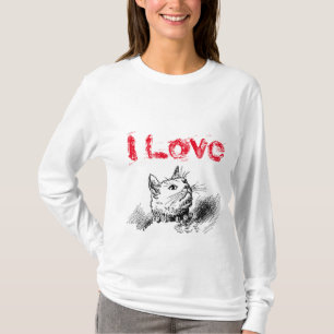 Cat Design Femme Hanes Nano Long Sleeve T-Shirt