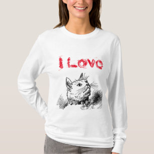 Cat Design Femme Hanes Nano Long Sleeve T-Shirt