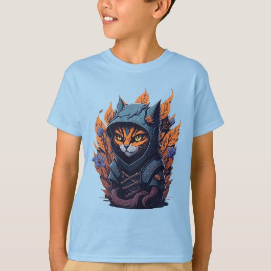 Cat Design Kind T-shirt. T-shirt (Voorkant)