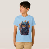 Cat Design Kind T-shirt. T-shirt (Voorkant volledig)