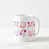 cat design mug koffiemok (Voorkant rechts)