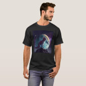 Cat Dinosaur Moon T-shirt (Voorkant volledig)