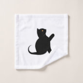 Cat dit bonjour (Gant de toilette)