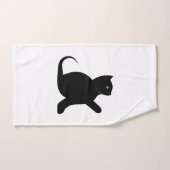 Cat dit bonjour (Serviette à main)