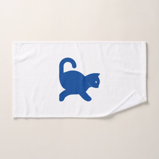 Cat dit bonjour (Serviette à main)