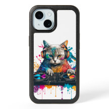 Cat DJ Otterbox Coque, coque iphone