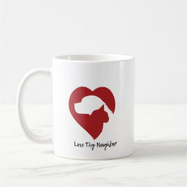 Cat Dog Design Love Your Neighbo: Koffiekopje Koffiemok