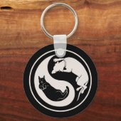 Cat-Dog Yin-Yang Sleutelhanger (Voorkant)