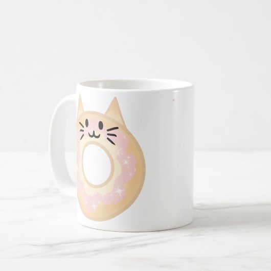 Cat Donut Mok (Voorkant links)