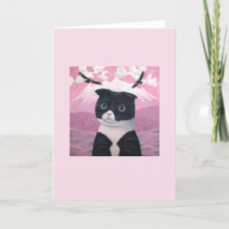 Cat Dora-chan roze #3 Kaart