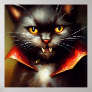 Cat Dracula Poster