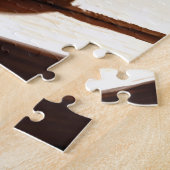 Cat drinking coffee from a cup legpuzzel (Zijkant)