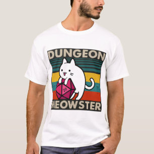 Cat Dungeon Meowster Vintage (2) T-shirt