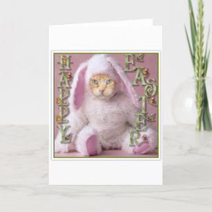 Cat Easter Bunny Claude Feestdagen Kaart
