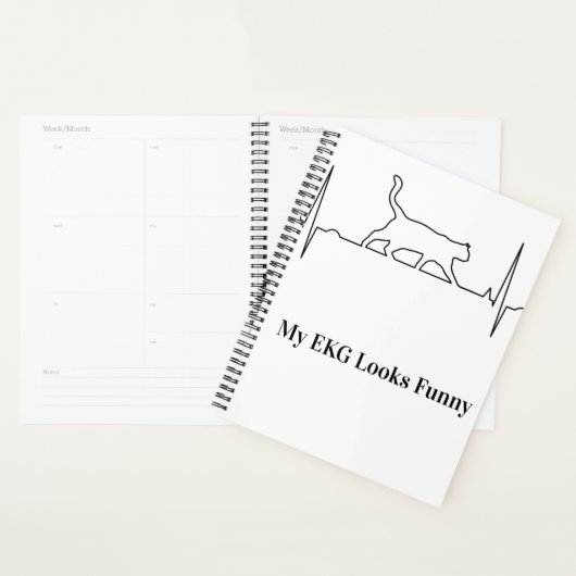 Cat EKG Kalender Planner (Display)