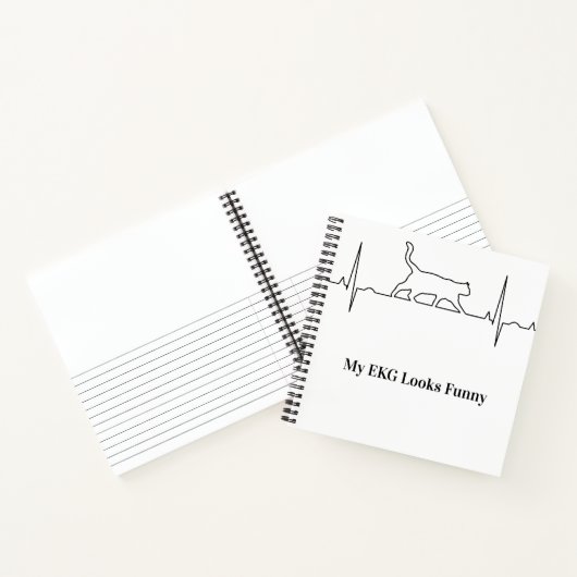 Cat EKG Notitieboek (Binnen)