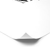 Cat EKG Perfect Poster (Hoek)