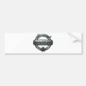 cat emblem 2 bumpersticker (Voorkant)